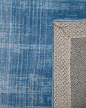 Nowoczesny Dywan Wiskozowy z Efektem Ombre Beliani Ercis Szaro-Niebieski 200 x 200 cm