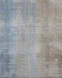 Nowoczesny Dywan Wiskozowy z Efektem Ombre Beliani Ercis Szaro-Niebieski 200 x 200 cm