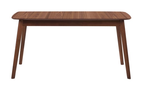 Stół Do Jadalni Beliani MADOX Ciemny Orzech 150x90 cm Stół Do Jadalni Beliani MADOX Ciemny Orzech 150x90 cm