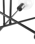 Lampa Sufitowa Beliani KIDANE Metal Czarny Nowoczesna