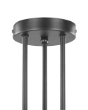 Lampa Sufitowa Beliani KIDANE Metal Czarny Nowoczesna