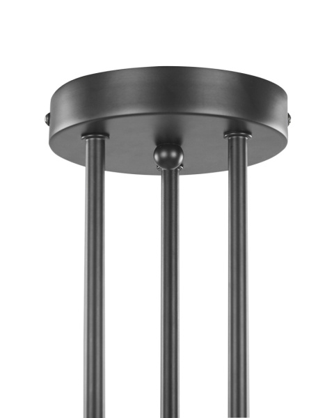 Lampa Sufitowa Beliani KIDANE Metal Czarny Nowoczesna Lampa Sufitowa Beliani KIDANE Metal Czarny Nowoczesna