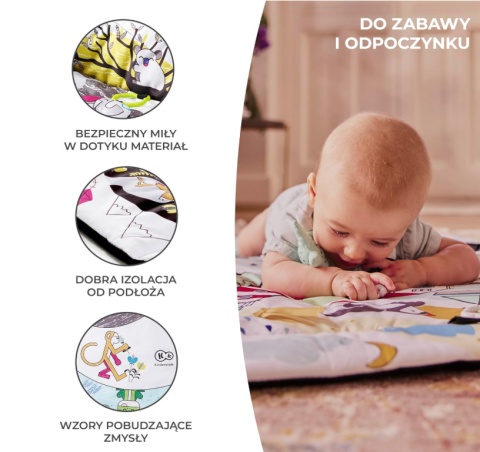 Kinderkraft Mata Edukacyjna SMARTPLAY Interaktywna z Funkcją Suchego Basenu i 7 Zabawkami Kinderkraft Mata Edukacyjna SMARTPLAY Interaktywna z Funkcją Suchego Basenu i 7 Zabawkami