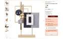 Figurka Beliani SULFUR Metal Złota – Złota Dekoracja Geometryczna Figurka Beliani SULFUR Metal Złota – Złota Dekoracja Geometryczna