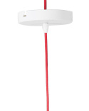 Lampa Wisząca Beliani LIARD Metal Biała – Industrialna Lampa Sufitowa