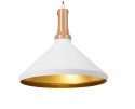Lampa Wisząca Beliani LIARD Metal Biała – Industrialna Lampa Sufitowa