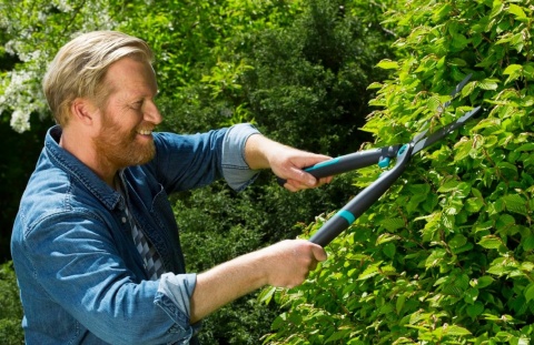 Gardena EasyCut Nożyce do Żywopłotu – Lekkie, Ergonomiczne z Ostrzami 20 cm i Obcinaczem do Gałęzi (Model 12301-20) Gardena EasyCut Nożyce do Żywopłotu – Lekkie, Ergonomiczne z Ostrzami 20 cm i Obcinaczem do Gałęzi (Model 12301-20)