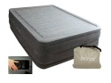 INTEX 64418ND Materac Dmuchany Dura-Beam Comfort Plush High Rise – Queen Size, 152x203x56 cm, z Wbudowaną Pompką Elektryczną