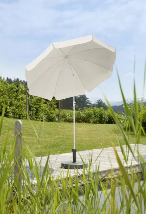 Schneider Parasol Ibiza Natural Ø 200 cm – UV 50+, Stalowy Stelaż, Regulowany Kąt Pochylenia, Impregnowany Schneider Parasol Ibiza Natural Ø 200 cm – UV 50+, Stalowy Stelaż, Regulowany Kąt Pochylenia, Impregnowany