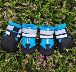 PetPhindU Buty Sportowe dla Psów – Termiczne Ochraniacze Łap z Miękką Podeszwą, Dla Małych, Średnich i Dużych Psów