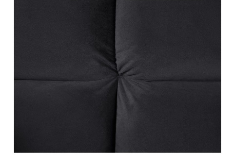 Sofa rozkładana ASBY Welur Czarny dla 3 osób Sofa rozkładana ASBY Welur Czarny dla 3 osób