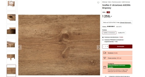 Szafka 2-drzwiowa Beliani AGORA – jasne drewno, styl retro, 99×80 cm Szafka 2-drzwiowa Beliani AGORA – jasne drewno, styl retro, 99×80 cm