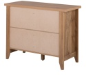 Szafka 2-drzwiowa Beliani AGORA – jasne drewno, styl retro, 99×80 cm