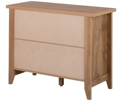 Szafka 2-drzwiowa Beliani AGORA – jasne drewno, styl retro, 99×80 cm Szafka 2-drzwiowa Beliani AGORA – jasne drewno, styl retro, 99×80 cm