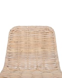 Beliani Krzesło Barowe CASSITA Rattan Naturalny Rustykalne