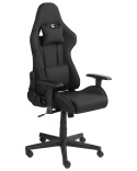 Beliani Krzesło biurowe WARRIOR czarne regulowane ergonomiczne gamingowe