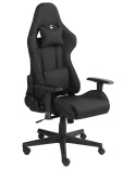 Beliani Krzesło biurowe WARRIOR czarne regulowane ergonomiczne gamingowe