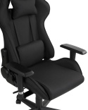 Beliani Krzesło biurowe WARRIOR czarne regulowane ergonomiczne gamingowe
