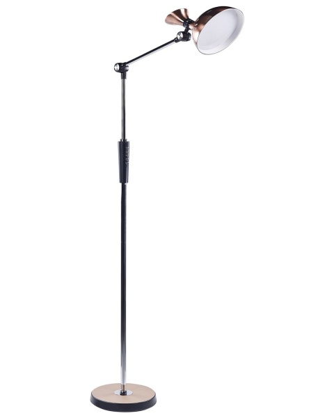 Beliani Lampa Podłogowa LED ANDROMEDA Miedziana ze Ściemniaczem Beliani Lampa Podłogowa LED ANDROMEDA Miedziana ze Ściemniaczem
