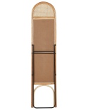 Beliani Lustro Stojące BRUSSEY 170 cm Rattan Naturalny
