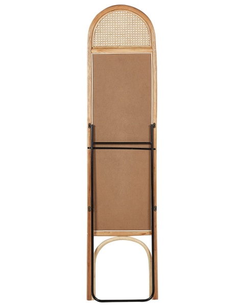Beliani Lustro Stojące BRUSSEY 170 cm Rattan Naturalny Beliani Lustro Stojące BRUSSEY 170 cm Rattan Naturalny