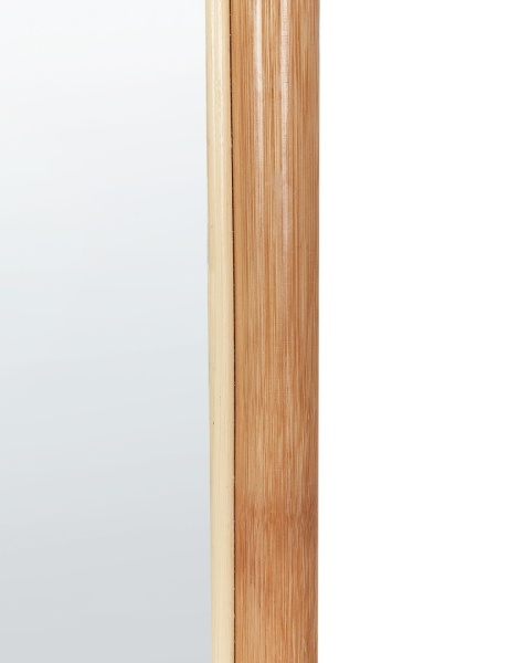 Beliani Lustro Stojące BRUSSEY 170 cm Rattan Naturalny Beliani Lustro Stojące BRUSSEY 170 cm Rattan Naturalny