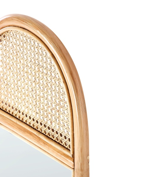 Beliani Lustro Stojące BRUSSEY 170 cm Rattan Naturalny Beliani Lustro Stojące BRUSSEY 170 cm Rattan Naturalny