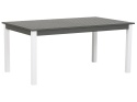 Beliani Stół ogrodowy rozkładany PANCOLE 168/248 x 100 cm szary aluminium