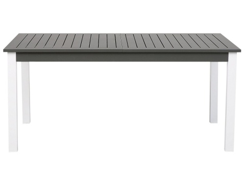 Beliani Stół ogrodowy rozkładany PANCOLE 168/248 x 100 cm szary aluminium Beliani Stół ogrodowy rozkładany PANCOLE 168/248 x 100 cm szary aluminium