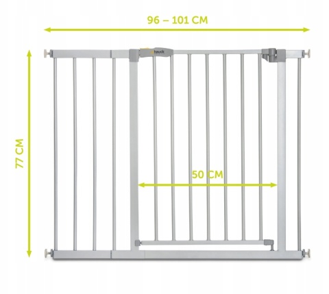 Bramka Zabezpieczająca Hauck Stop N Safe 2, Rozporowa + Rozszerzenie 21 cm (96-101 cm) Bramka Zabezpieczająca Hauck Stop N Safe 2, Rozporowa + Rozszerzenie 21 cm (96-101 cm)