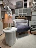 Designerska Lampa Stołowa KARE Rabbit z Różowym Abażurem, 68 cm