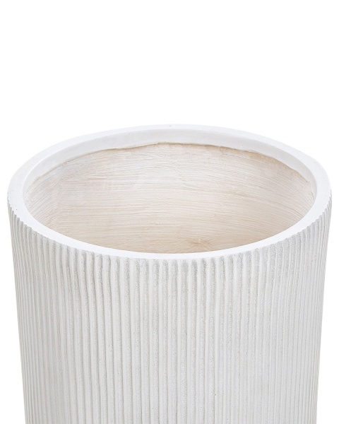 Donica OREOI, Okrągła, 37 cm, Off-White – Zewnętrzna Donica z Otworem Drenażowym Donica OREOI, Okrągła, 37 cm, Off-White – Zewnętrzna Donica z Otworem Drenażowym