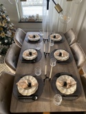 Eleganckie Krzesło Aksamitne Beliani JASMIN, Taupe
