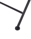 Krzesło ogrodowe CARIATI, Metalowe, Czarny – Styl Vintage, Mozaika