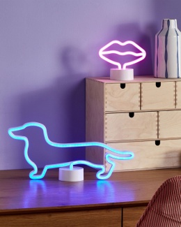 Neon LED pies FRANCIS niebieski | Beliani