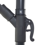 Parasolka ogrodowa Cantilever RAVENNA 300 cm, Beżowa – Mechanizm korbkowy, Obrót 360°