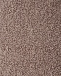 Krzesło boucle brązowe z podłokietnikami SANILAC | Beliani