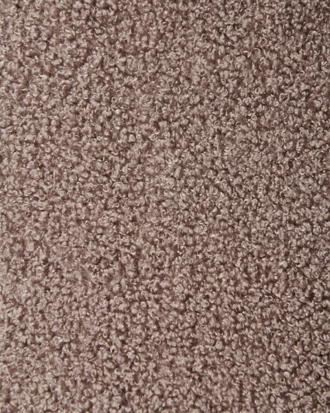 Krzesło boucle brązowe z podłokietnikami SANILAC | Beliani Krzesło boucle brązowe z podłokietnikami SANILAC | Beliani