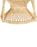 Fotel paw EMMANUELLE rattanowy naturalny | Beliani