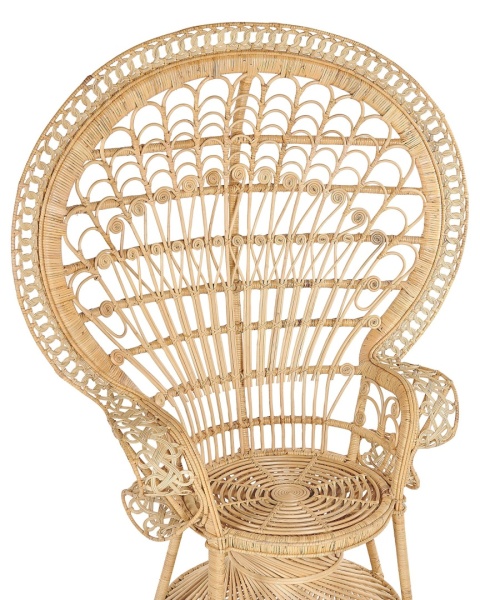 Fotel paw EMMANUELLE rattanowy naturalny | Beliani Fotel paw EMMANUELLE rattanowy naturalny | Beliani