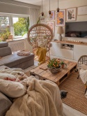 Fotel paw EMMANUELLE rattanowy naturalny | Beliani