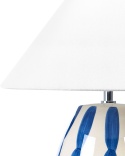 Lampa stołowa Beliani LUCHETTI – ceramika beżowo-niebieska