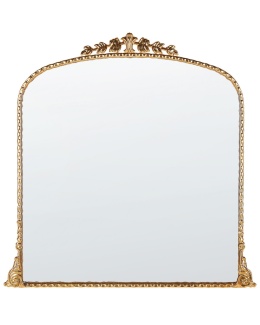 Lustro ścienne LIVRY – złote, 71 × 71 cm