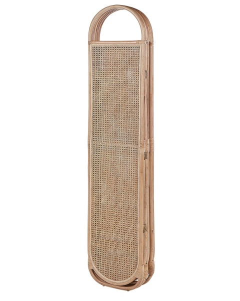 Beliani Parawan CORTONA Jasnobrązowy – 3-Panelowy, Rattanowy, 118 x 180 cm Beliani Parawan CORTONA Jasnobrązowy – 3-Panelowy, Rattanowy, 118 x 180 cm
