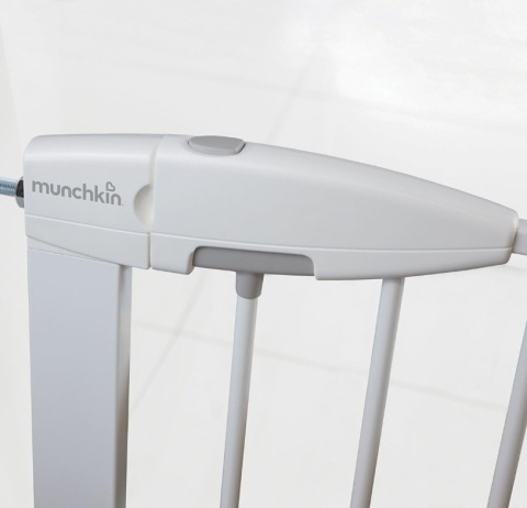 Bramka Zabezpieczająca MUNCHKIN Easy Loc, Rozporowa, bez Wiercenia, 73-79 cm, Biała Bramka Zabezpieczająca MUNCHKIN Easy Loc, Rozporowa, bez Wiercenia, 73-79 cm, Biała