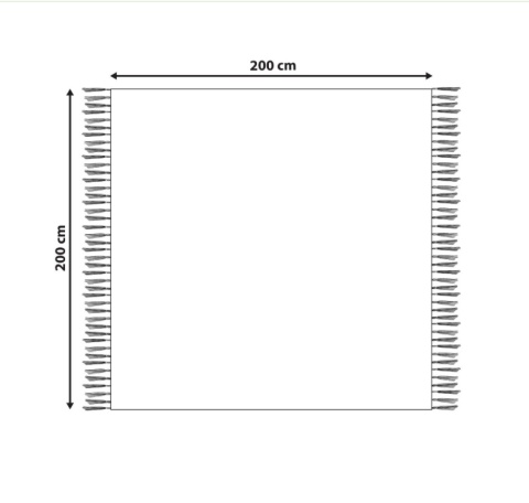 Koc Piknikowy z Izolacją Beliani BUILI 200x200 cm, Wielokolorowy Koc Piknikowy z Izolacją Beliani BUILI 200x200 cm, Wielokolorowy