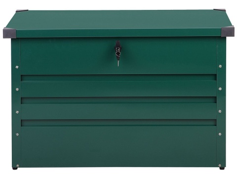 Skrzynia ogrodowa CEBROSA 100x62 cm, Metalowa, Zielona – 300 L, Zamek Skrzynia ogrodowa CEBROSA 100x62 cm, Metalowa, Zielona – 300 L, Zamek