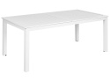 Stół ogrodowy rozkładany biały SKALOMA 180–240 x 90 cm