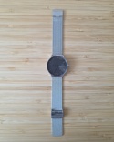 Zegarek Skagen RIIS 40 mm z Szarą Tarczą i Srebrną Bransoletą Mesh