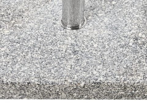 Baza Podstawka pod Parasol Ogrodowy Beliani CERZETO 30 kg Kwadratowa Granitowa Szara z Kółkami Baza Podstawka pod Parasol Ogrodowy Beliani CERZETO 30 kg Kwadratowa Granitowa Szara z Kółkami
